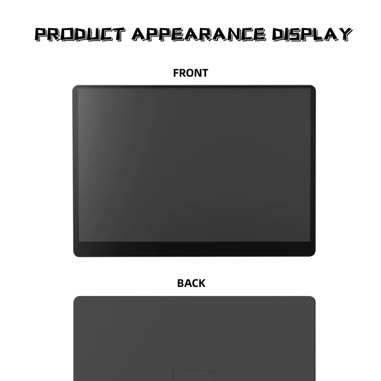 14" 2K Portable Monitor - 60Hz Ultra HD HDR Laptop Display Screen - 10