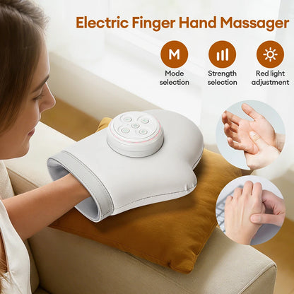Cordless Heated Hand & Wrist Massager with Air Compression