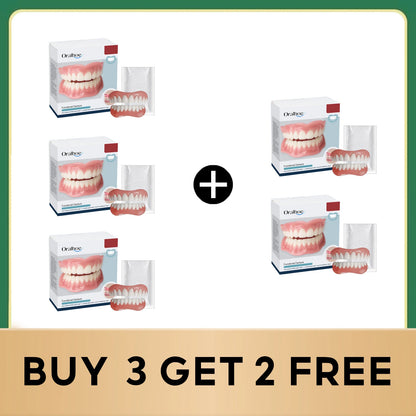 Silicone Dental Repair Kit - Removable Cosmetic Dentures for Natural Smile