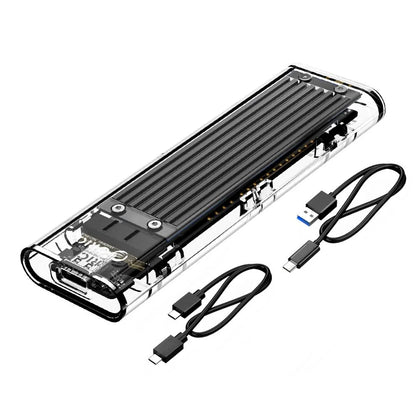 ORICO M.2 NVMe SATA SSD Enclosure - 10Gbps Portable External Drive Case