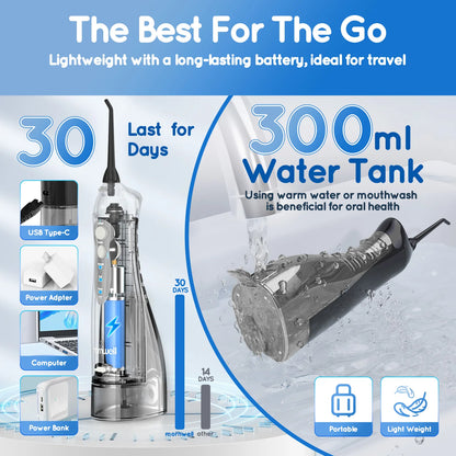 3-in-1 Professional Oral Care & Facial Cleansing Kit – Deep Clean Water Flosser
