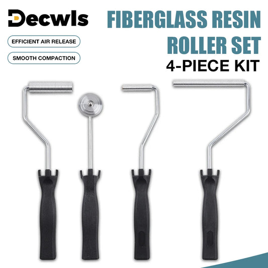 Fiberglass Resin Laminating Bubble Roller Set for GRP FRP Boat Repair