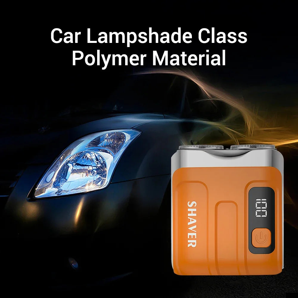 Portable Mini Electric Shaver with Digital Display & USB Rechargeable - 2