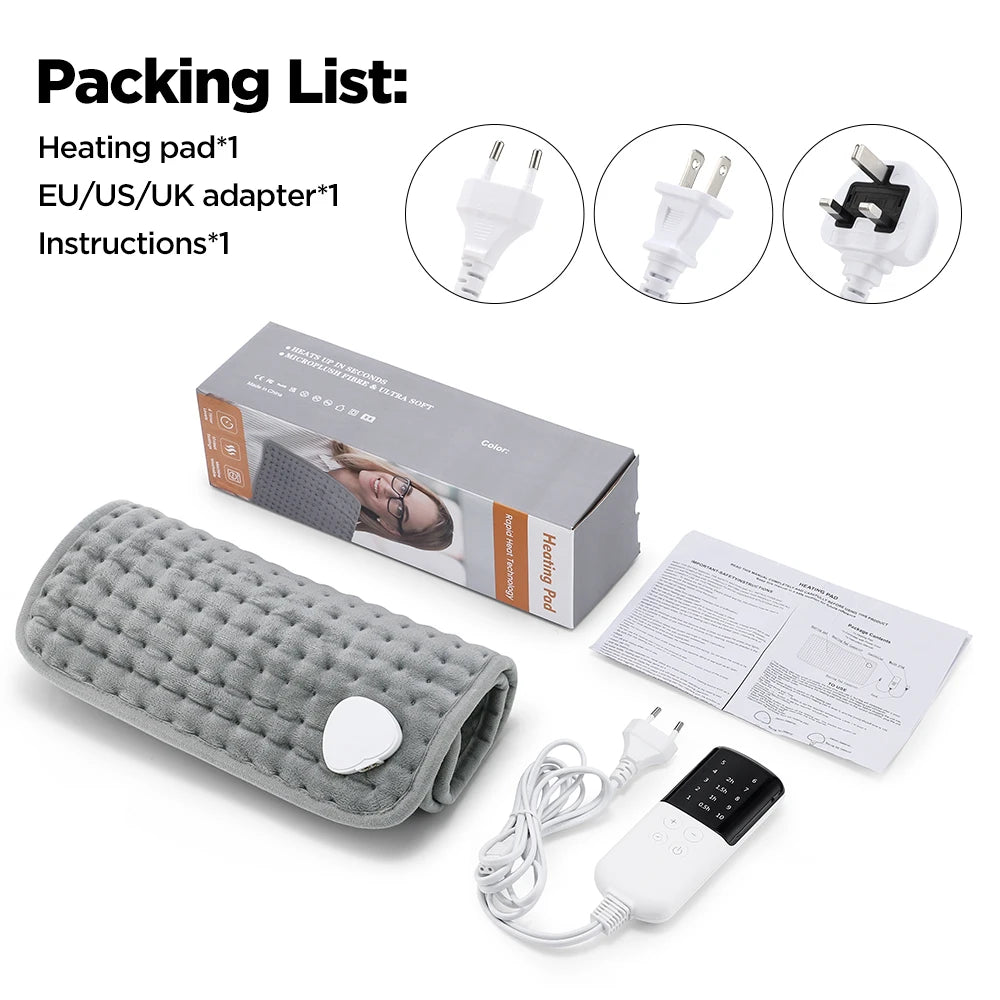 Electric Heating Pad for Back, Neck, and Muscle Pain Relief - 13