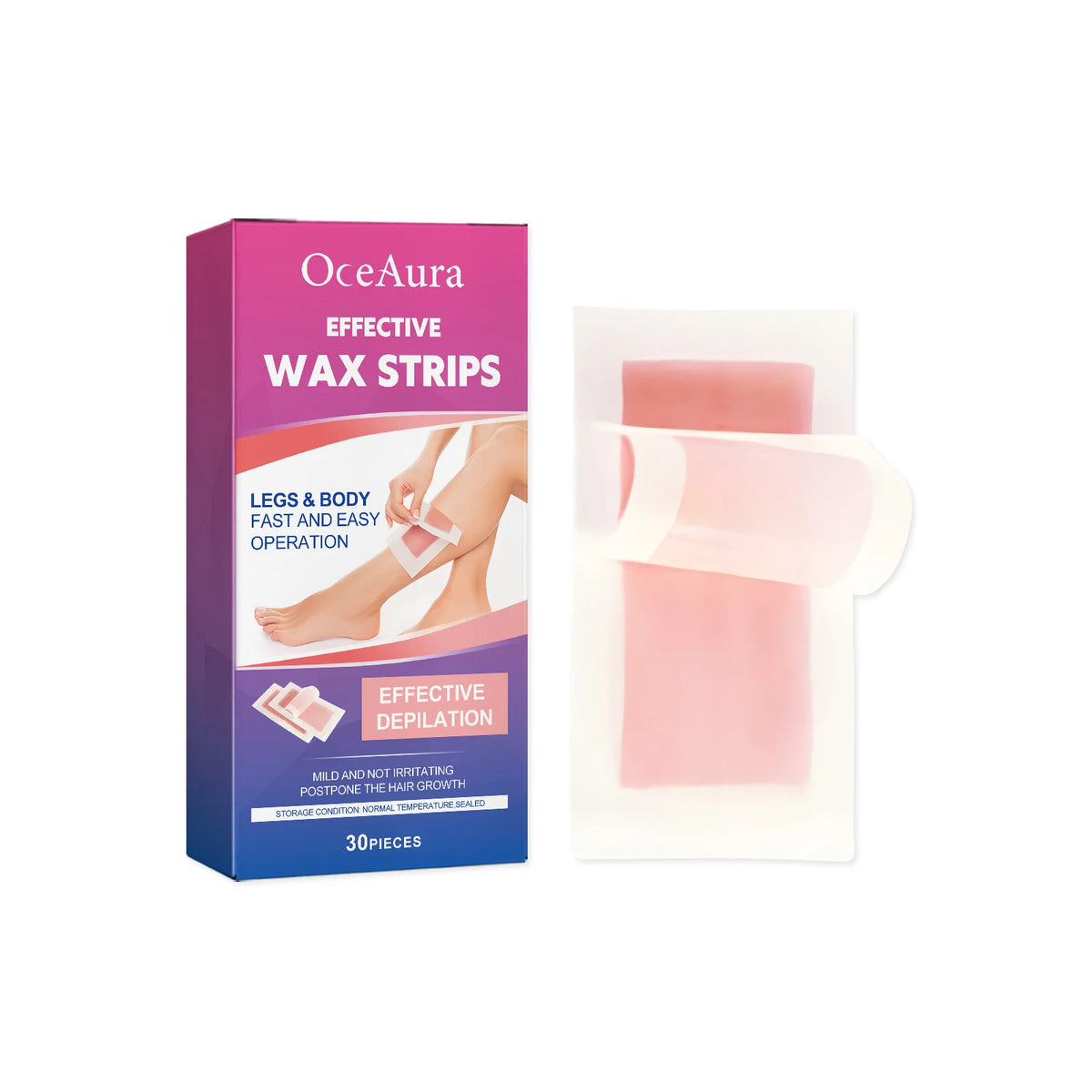 Professional Full Body Wax Strips for Smooth, Long-Lasting Hair Removal