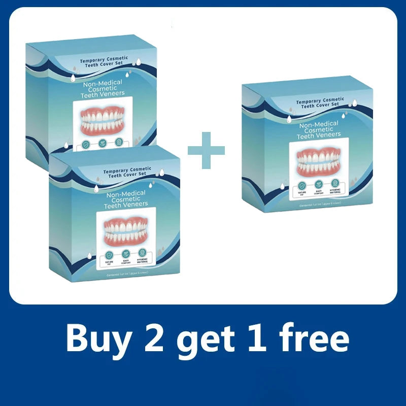 Adjustable Cosmetic Teeth Veneers - Natural Look Temporary Smile Solution - 9