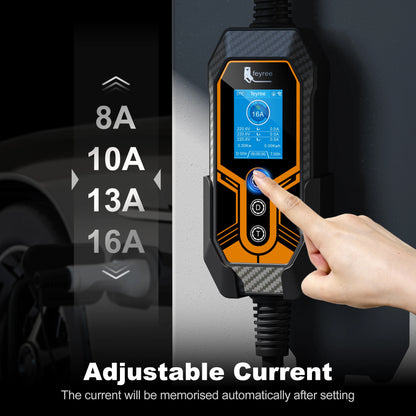 11KW Type 2 Portable EV Charger - 3 Phase Smart WiFi Charging Station
