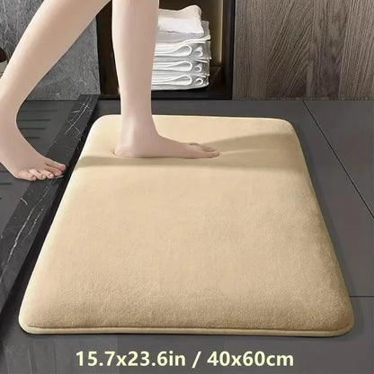 Super Absorbent Non-Slip Bath Mat - Quick-Dry Bathroom Rug