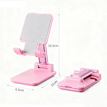 Foldable Desktop Phone & Tablet Stand - Adjustable Universal Holder