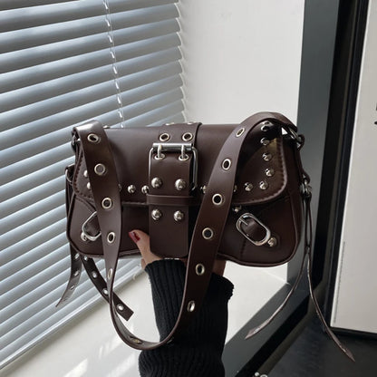 Luxury Trendy Rivet Shoulder Bag