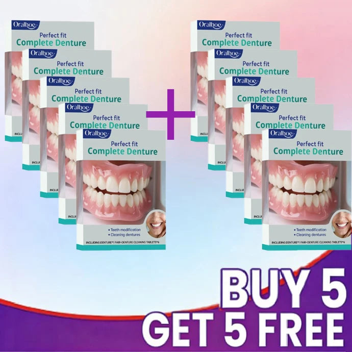 Cosmetic Smile Veneers - Comfortable Upper & Lower Natural Look Teeth - 9