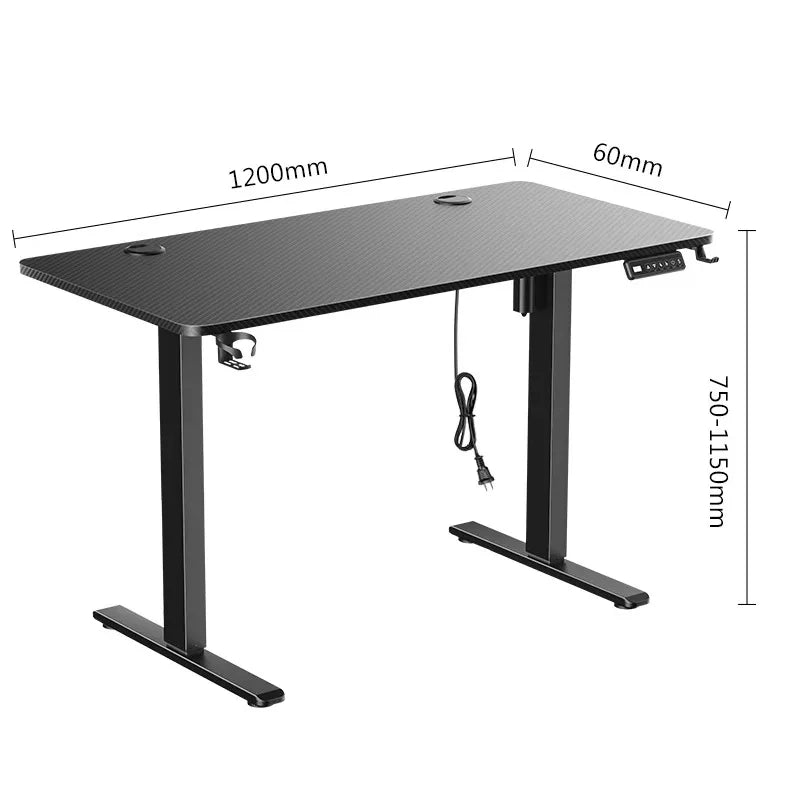 Electric Height Adjustable Standing Desk - Motorized Sit-Stand Home Office