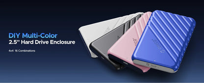 2.5" SATA to USB 3.0 External Hard Drive Enclosure Case for SSD/HDD