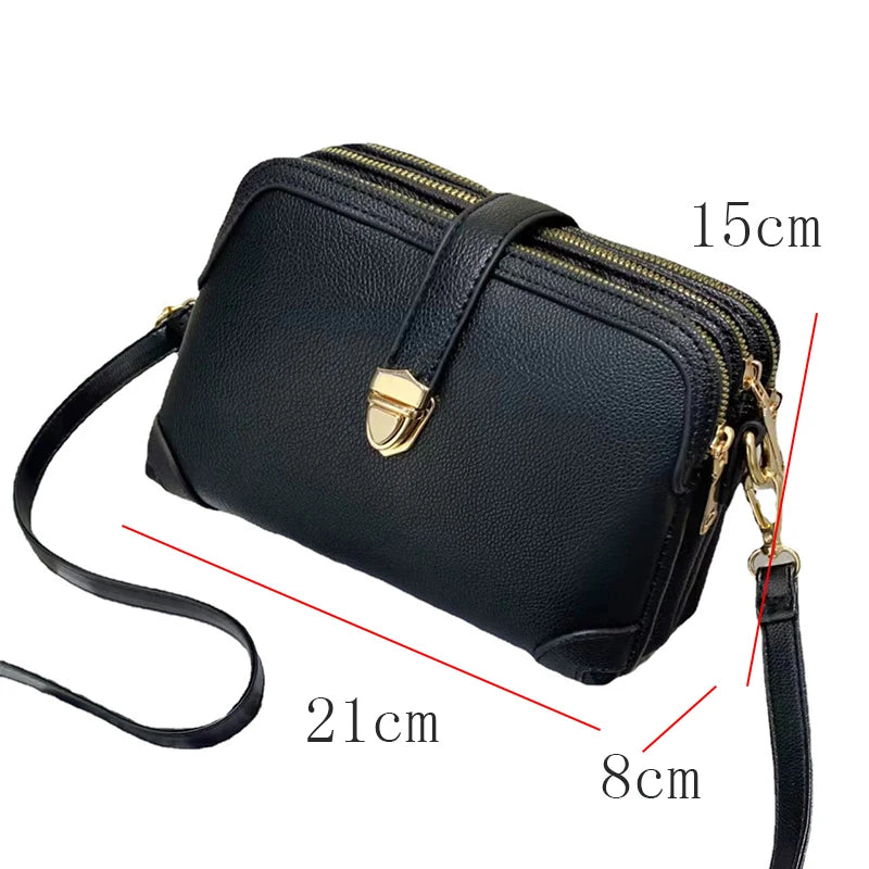 Luxury Vintage Square Shoulder Bag
