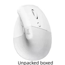 Logitech Lift Ergonomic Vertical Wireless Mouse - Silent Bluetooth & USB - 18
