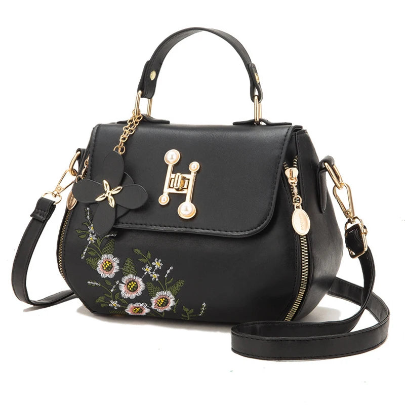 Luxury Embroidered Bucket Bag