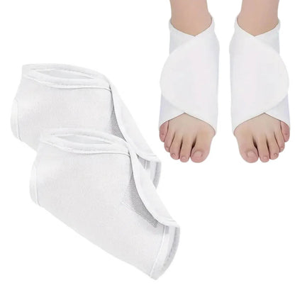 Castor Oil Foot Compression Wrap for Pain Relief & Relaxed Feet