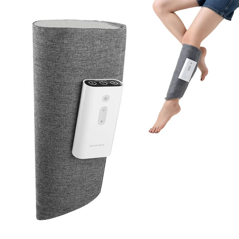Cordless Air Compression Leg Massager for Calf & Thigh Muscle Pain Relief