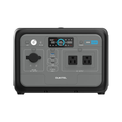 OUKITEL P800E 800W Portable Power Station 512Wh LiFePO4 Solar Generator