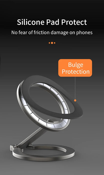 Foldable Magnetic Phone Holder for Gym Treadmill & Car - Magsafe Compatible