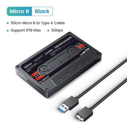 ORICO 2.5" SATA to USB 3.0 External Hard Drive Enclosure Case