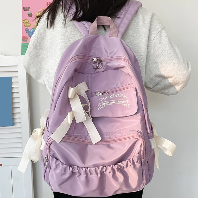 Luxury Cute Floral School Backpack