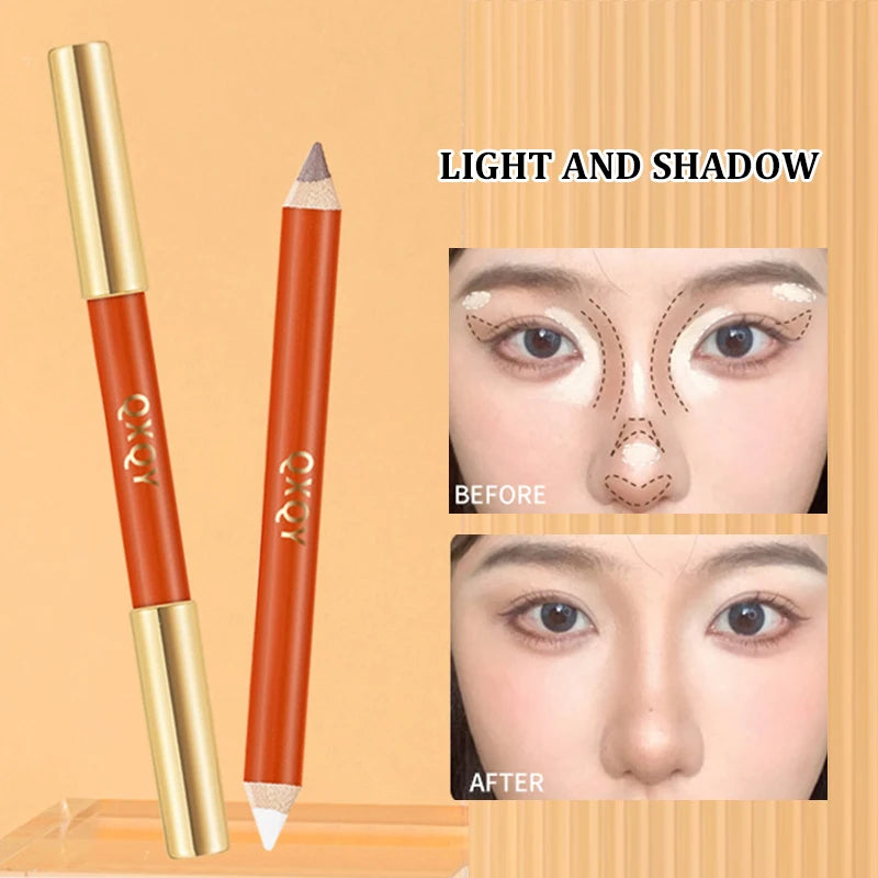 Double-Ended Contour & Highlighter Stick - Creamy Sculpting Makeup Pen