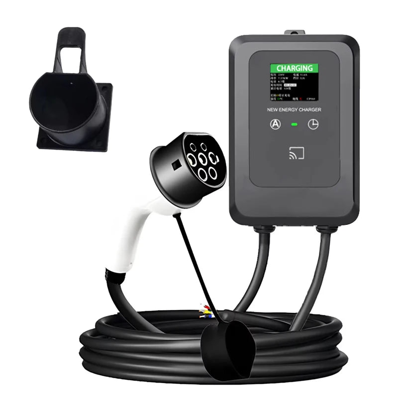 7KW 32A Type 2 EV Home Charging Station - Fast Electric Car Wallbox Charger