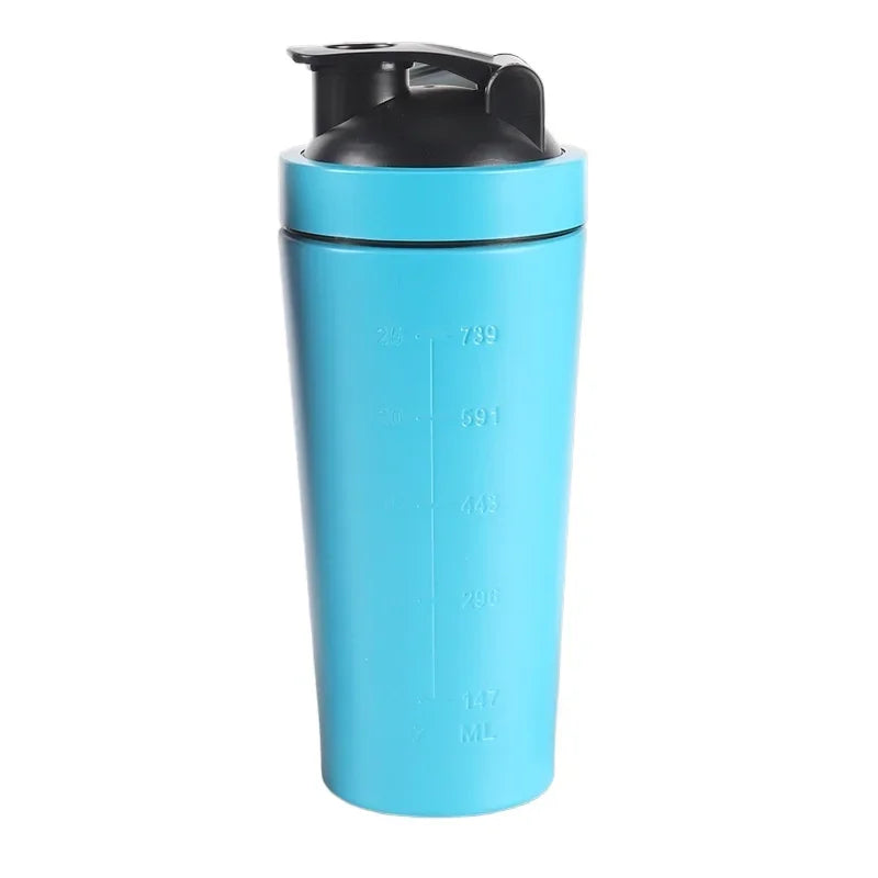 Stainless Steel Sports Protein Shaker Bottle - 500ml & 750ml Leakproof - 19