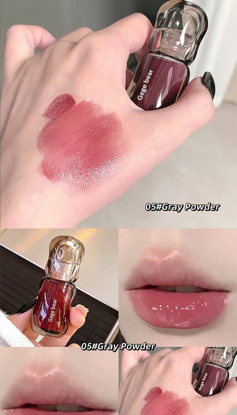 Crystal Gloss Hydrating Lip Tint - Long-Lasting Mirror Finish Plumper