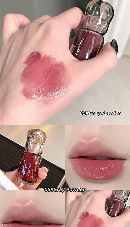 Crystal Gloss Hydrating Lip Tint - Long-Lasting Mirror Finish Plumper
