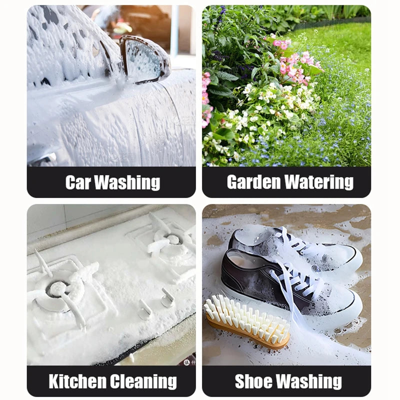 Rechargeable Electric Foam Sprayer - 2L Auto Car Wash Spray Bottle