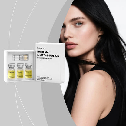 Microneedle Hair Regrowth Serum Kit - Scalp Nourishing & Micro-Infusion Treatment