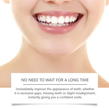 Snap-On Adjustable Smile Veneers for Instant Teeth Coverage and Whitening