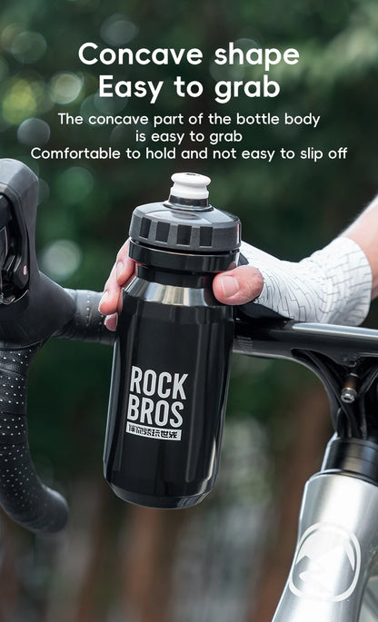 ROCKBROS 600ML Squeeze Sports Water Bottle for Cycling & Outdoor Activities
