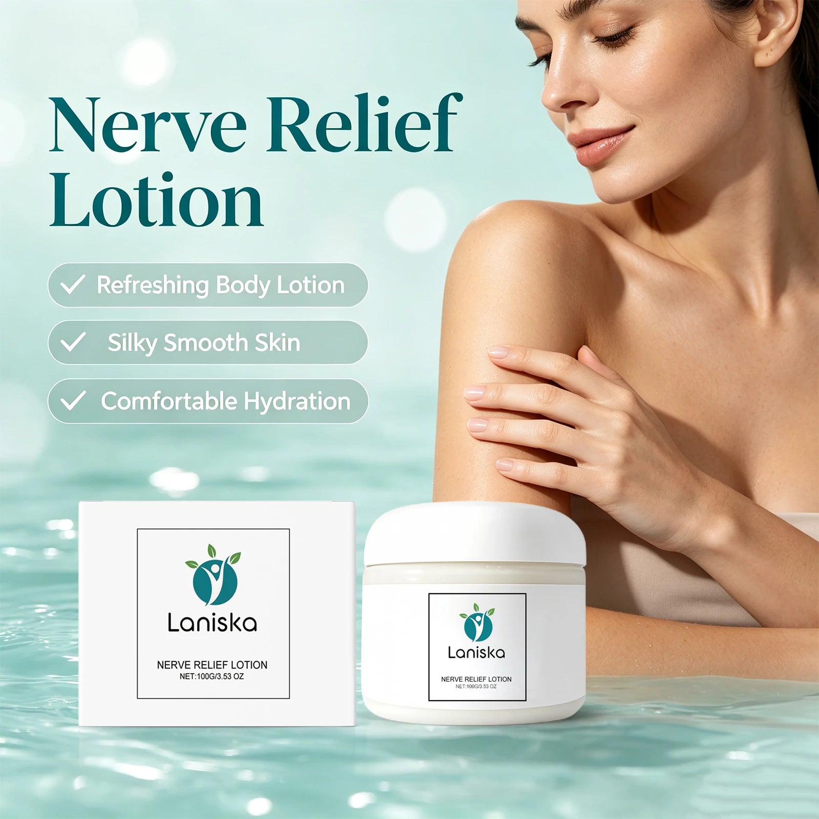 Nerve Relief Soothing Body Lotion for Muscle Relaxation & Deep Skin Hydration - 3