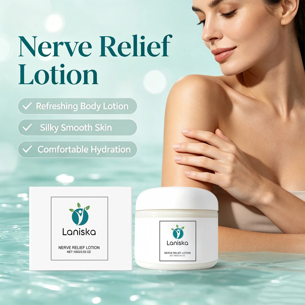 Nerve Relief Soothing Body Lotion for Muscle Relaxation & Deep Skin Hydration