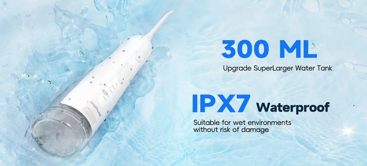 Portable Oral Irrigator & Sinus Nasal Rinse Combo Kit