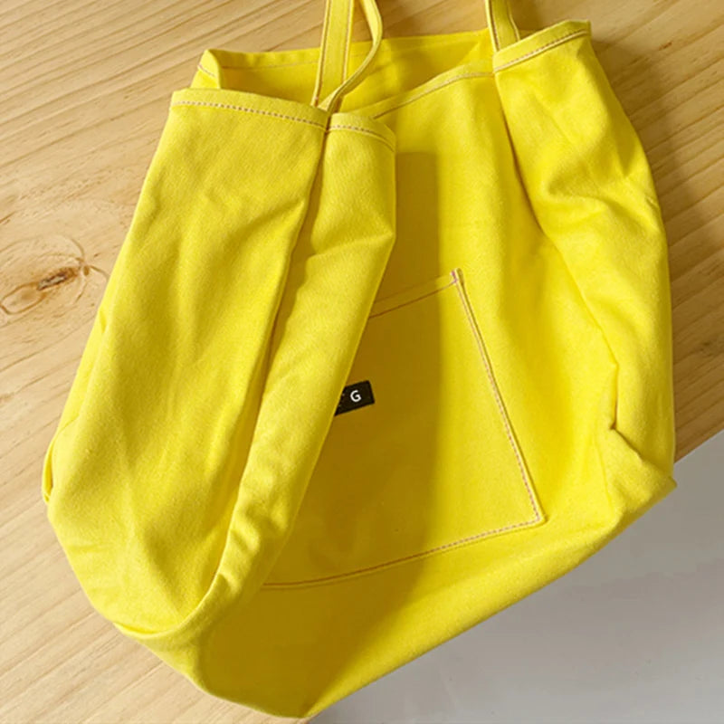 Luxury Korean Canvas Tote