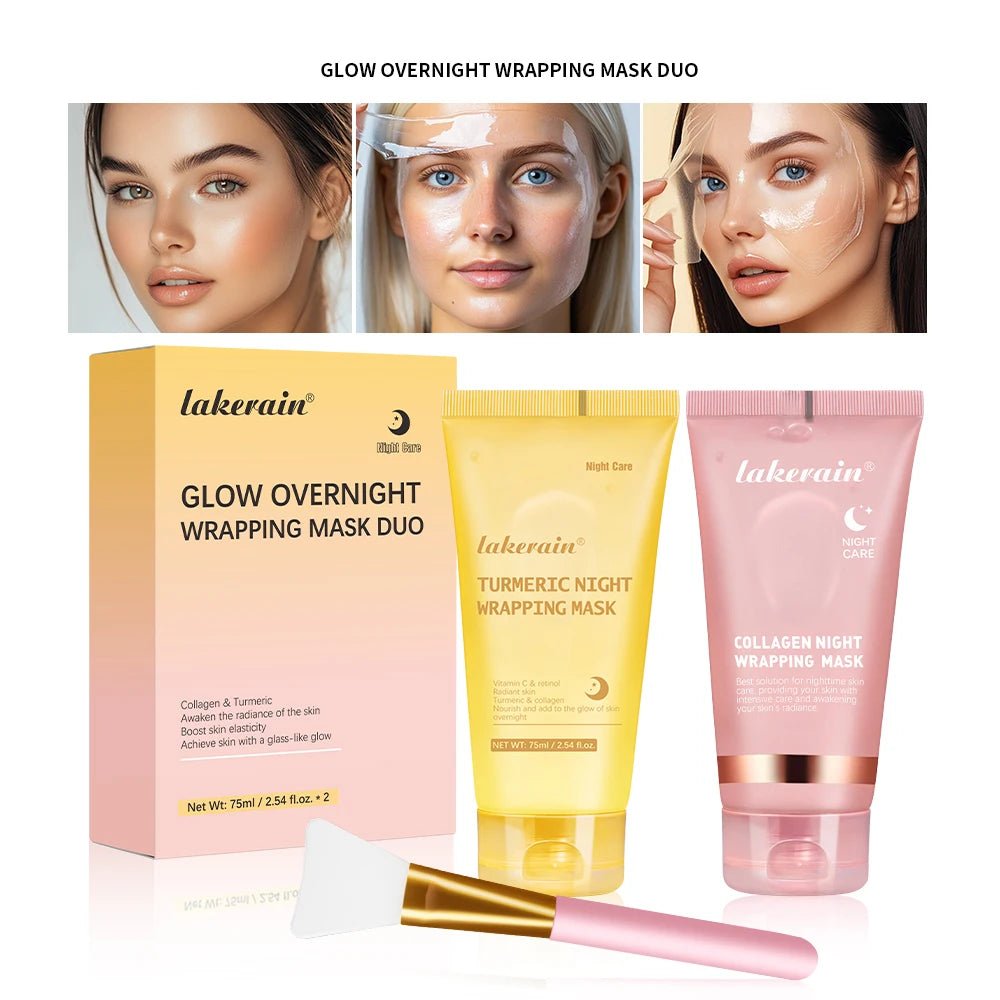 Overnight Collagen Wrapping Mask - Hydrating Peel-Off Facial Gel