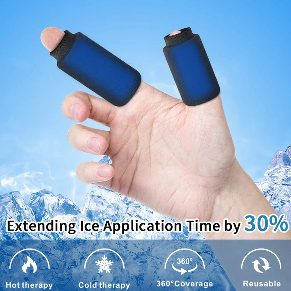 Reusable Finger Ice Pack Sleeves for Arthritis & Finger Pain Relief (4PCS)