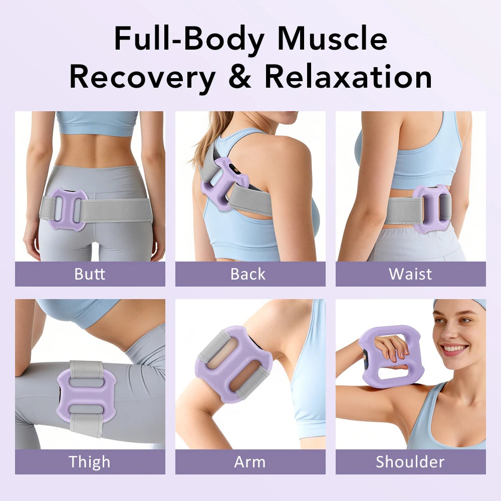 Electric Fascia Ring Full-Body Vibration Massager for Muscle Recovery
