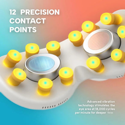Smart Eye Massager with Cooling & Vibration for Eye Strain and Puffiness Relief