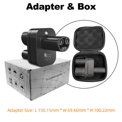 CCS2 to Tesla NACS Fast Charging Adapter for Model 3/X/Y/S