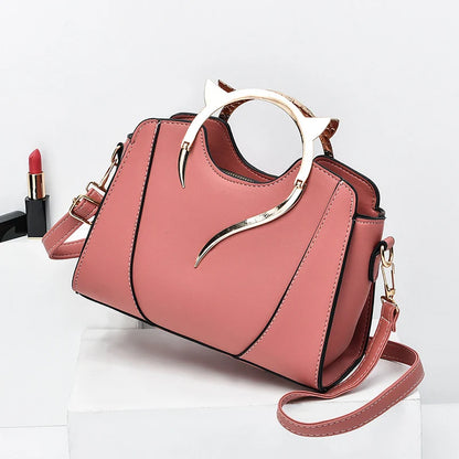 Luxury Cat Handle Shell Bag