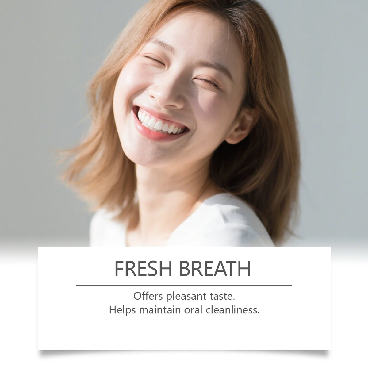 Anti-Stain Teeth Whitening Mouthwash - Alcohol-Free Daily Oral Care & Fresh Breath