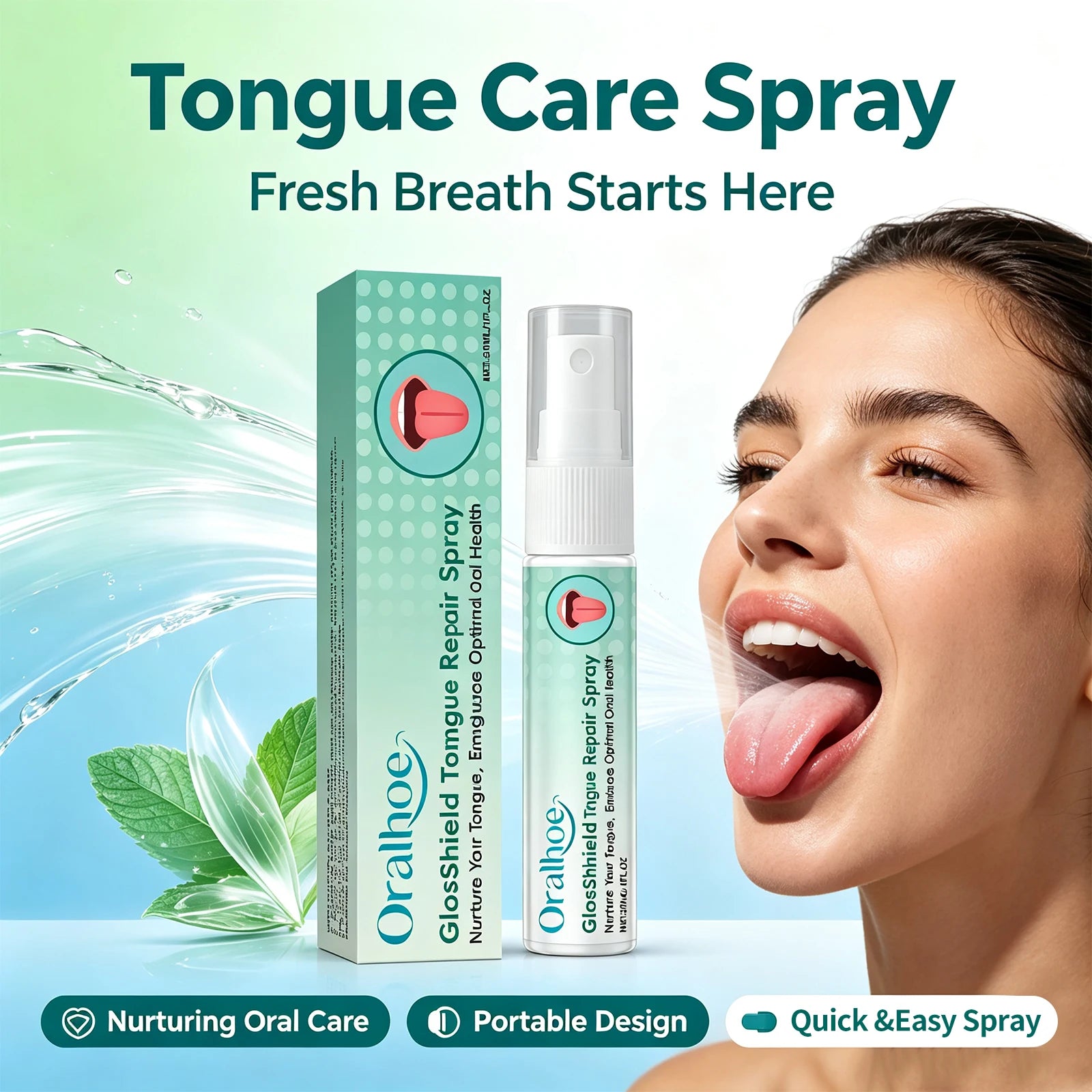 Tongue Coating & Bad Breath Repair Spray – Natural Oral Hygiene Care - 4