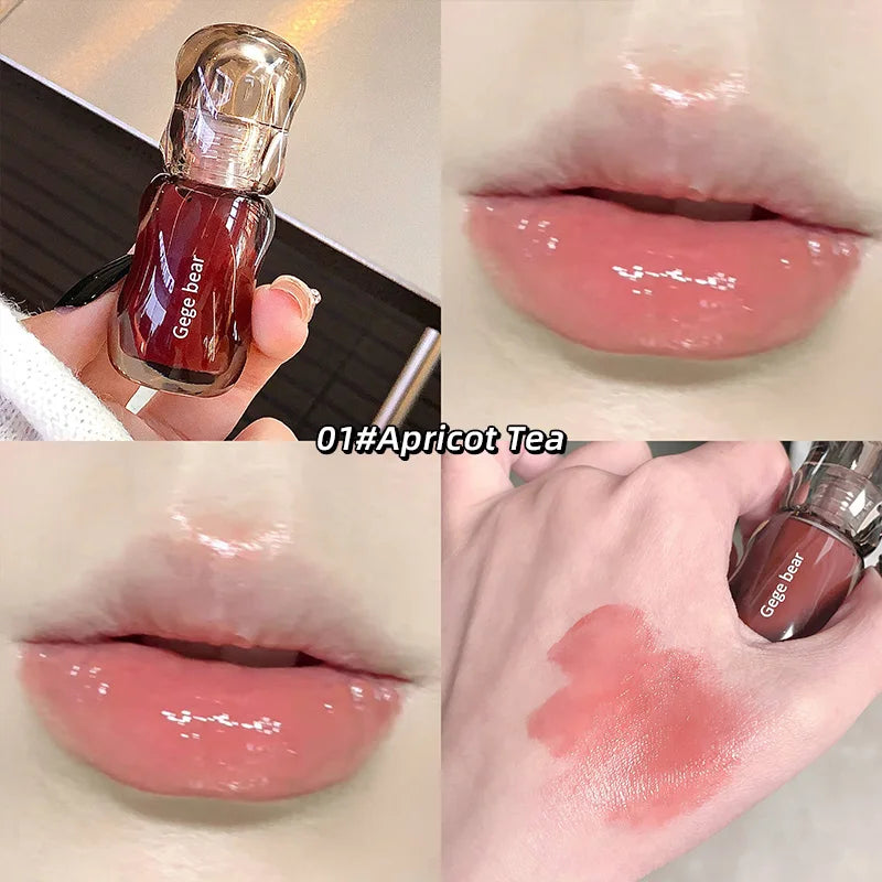 Crystal Gloss Hydrating Lip Tint - Long-Lasting Mirror Finish Plumper