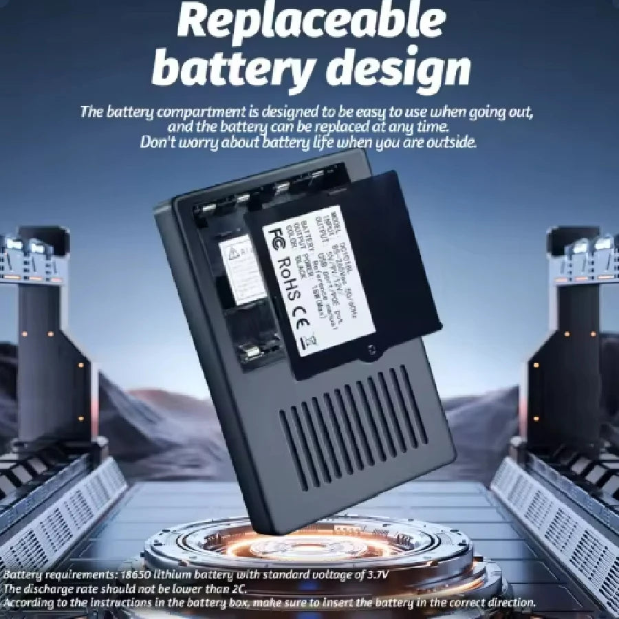 Mini DC UPS Power Backup for Wi-Fi Router & Modem - 5V/9V/12V Compatible