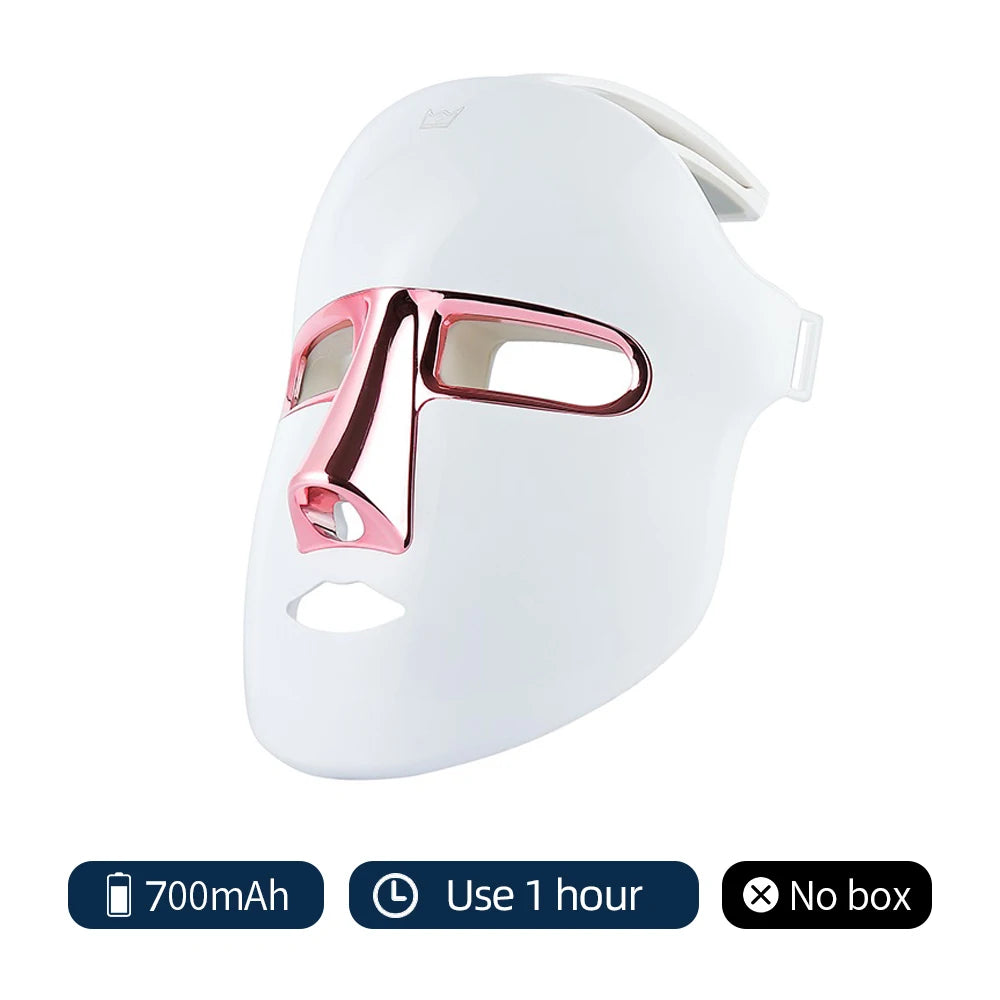 7 Color LED Face & Neck Mask - Anti-Aging Light Therapy - 50